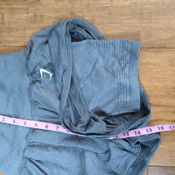 Gymshark Vital Seamless 2.0 Gray 2 in 1 Activewear Workout Shorts - Picture 10 of 13